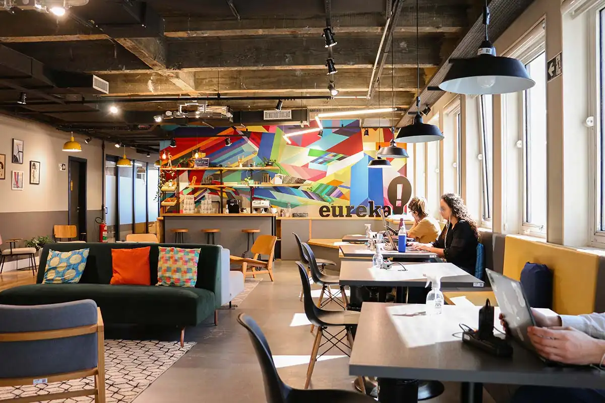 Espaço Eureka Coworking na Avenida Paulista